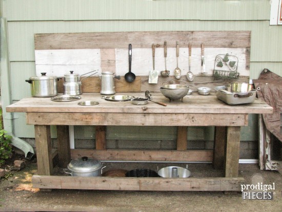 Build a Mud Bar Play Station out of Reclaimed Wood by Prodigal Pieces | www.prodigalpieces.com