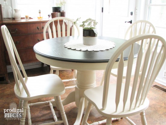Outdated 1980's Dining Set Gets Farmhouse Makeover | Prodigal Pieces | www.prodigalpieces.com