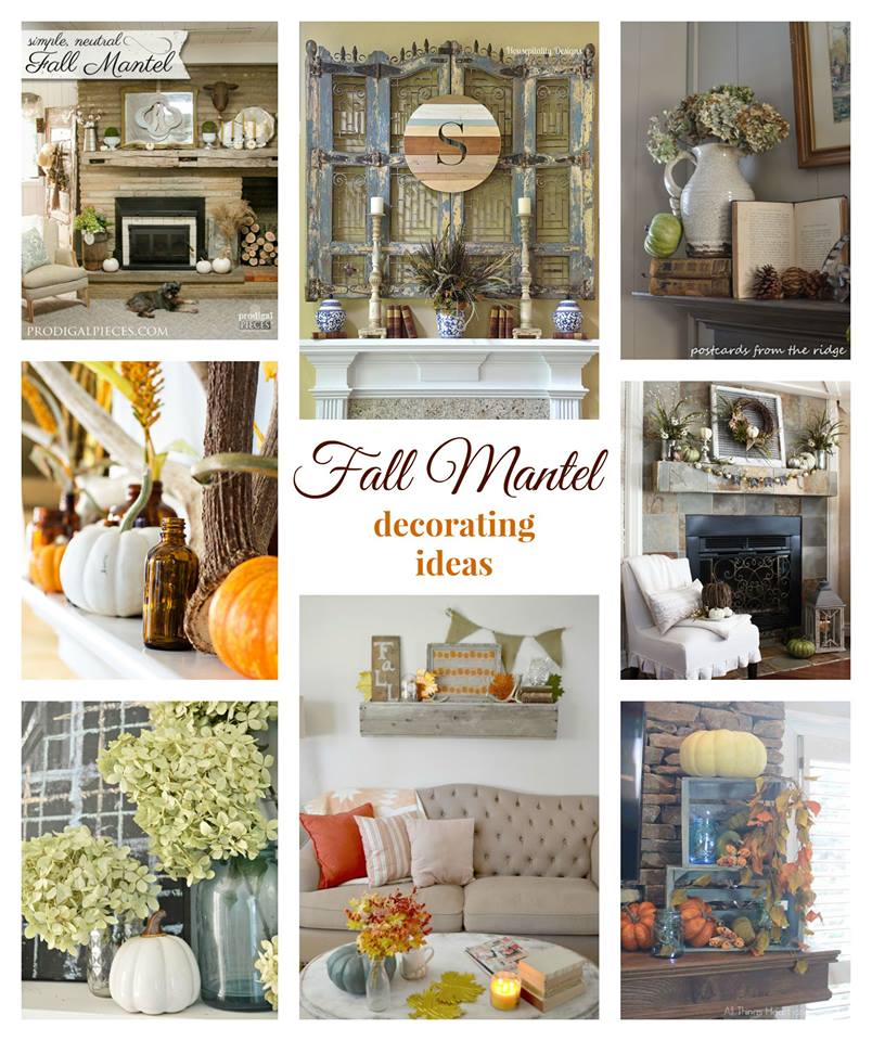 The Fall Ideas Tour Day One - Mantel Inspiration via Prodigal Pieces.www.prodigalpieces.com #prodigalpieces