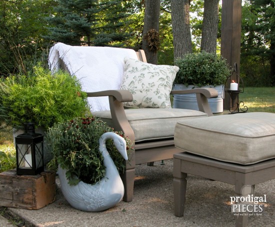 Two thrifted planters get a faux zinc makeover that take them from throw away to French beauties by Prodigal Pieces www.prodigalpieces.com #prodigalpieces