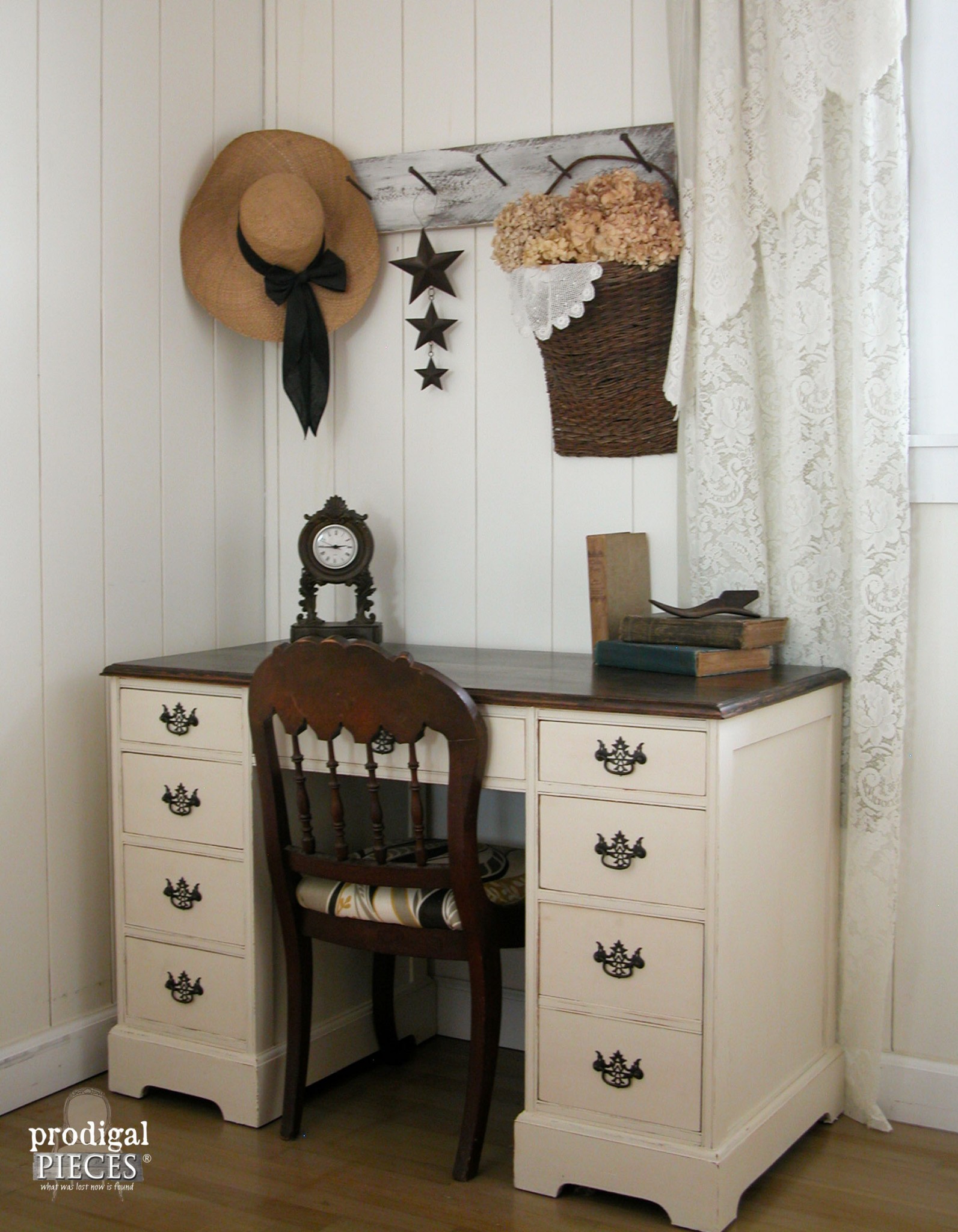 Vintage Desk Restored by Teen Boy Featured by Prodigal Pieces | www.prodigalpieces.com