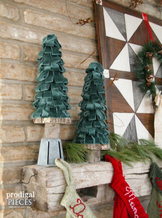 It's a rustic farmhouse Christmas in our house. From handmade stockings to the DIY wall quilt as a backdrop, it's all about family. Come see! by Prodigal Pieces www.prodigalpieces.com #prodigalpieces