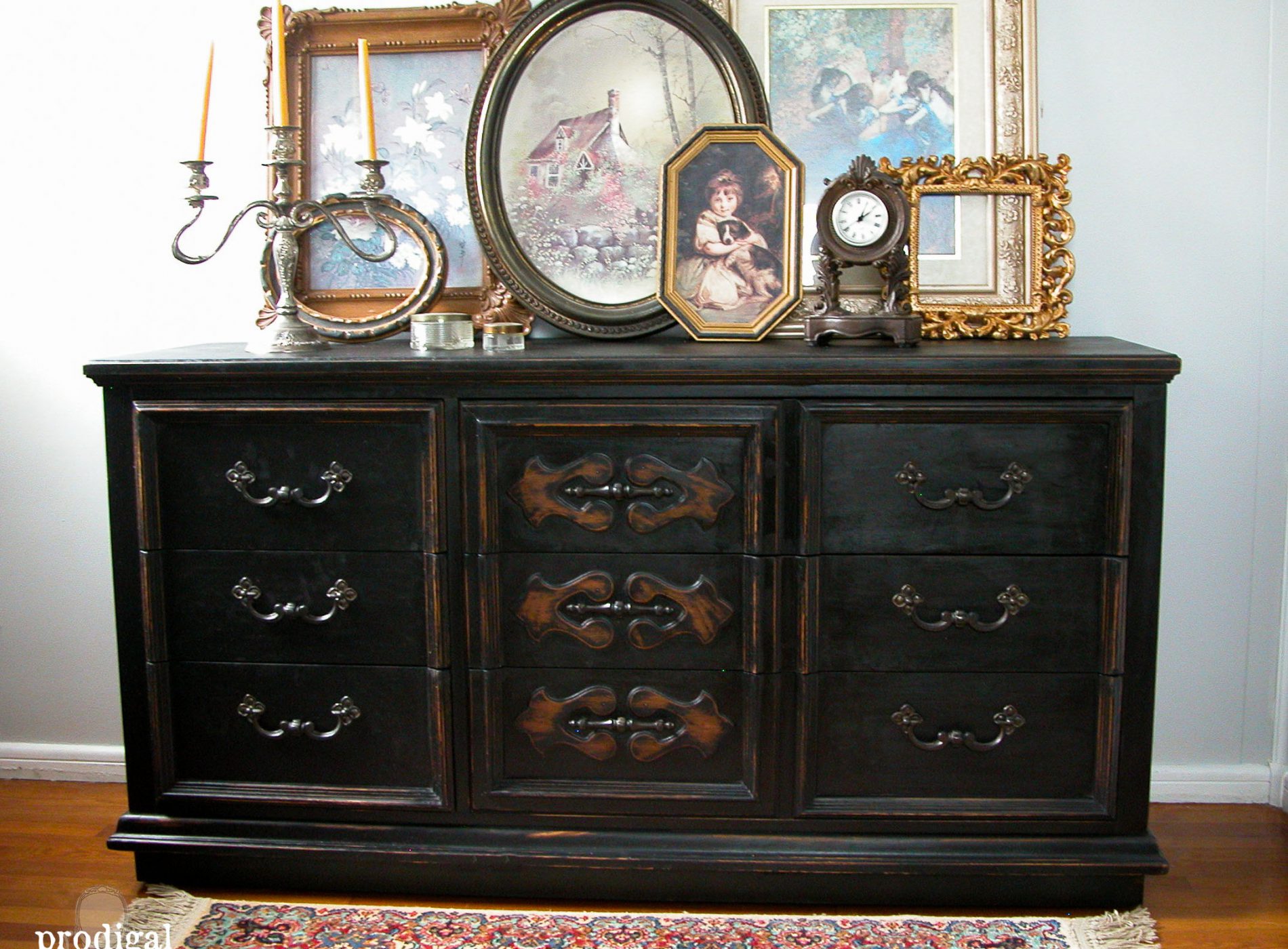 Outdated Mid Century Modern Dresser Makeover | Prodigal Pieces | www.prodigalpieces.com