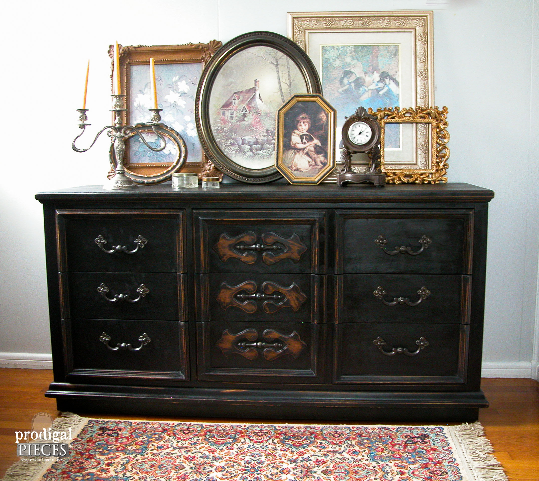 Outdated Mid Century Modern Dresser Makeover | Prodigal Pieces | www.prodigalpieces.com