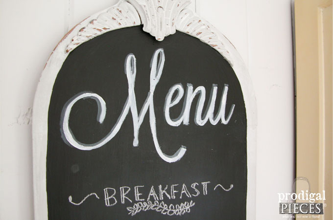Featured Chalkboard Menu by Prodigal Pieces | www.prodigalpieces.com