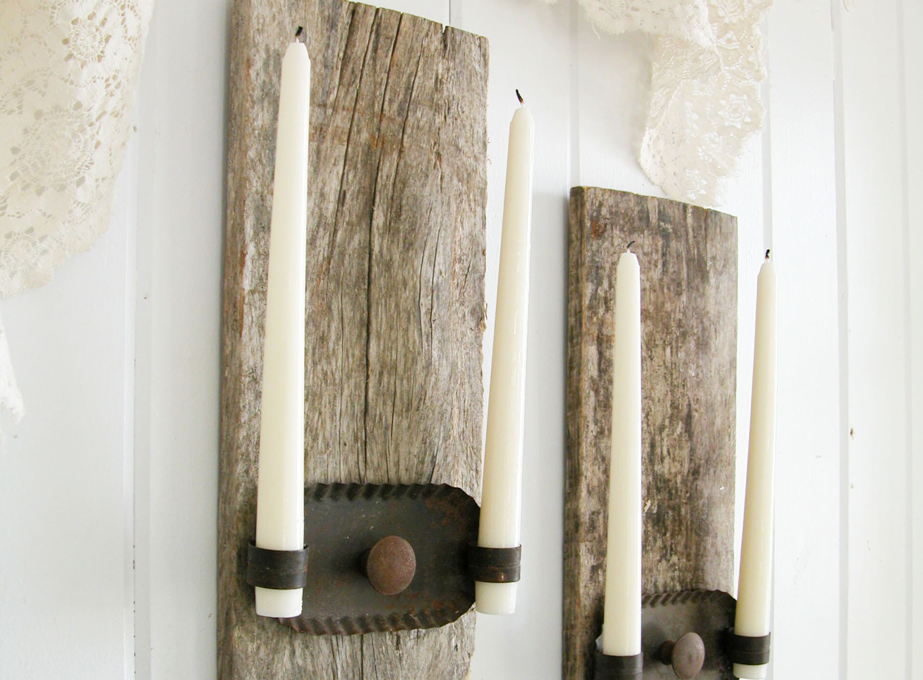 Featured Repurposed Candle Sconces by Prodigal Pieces | www.prodigalpieces.com
