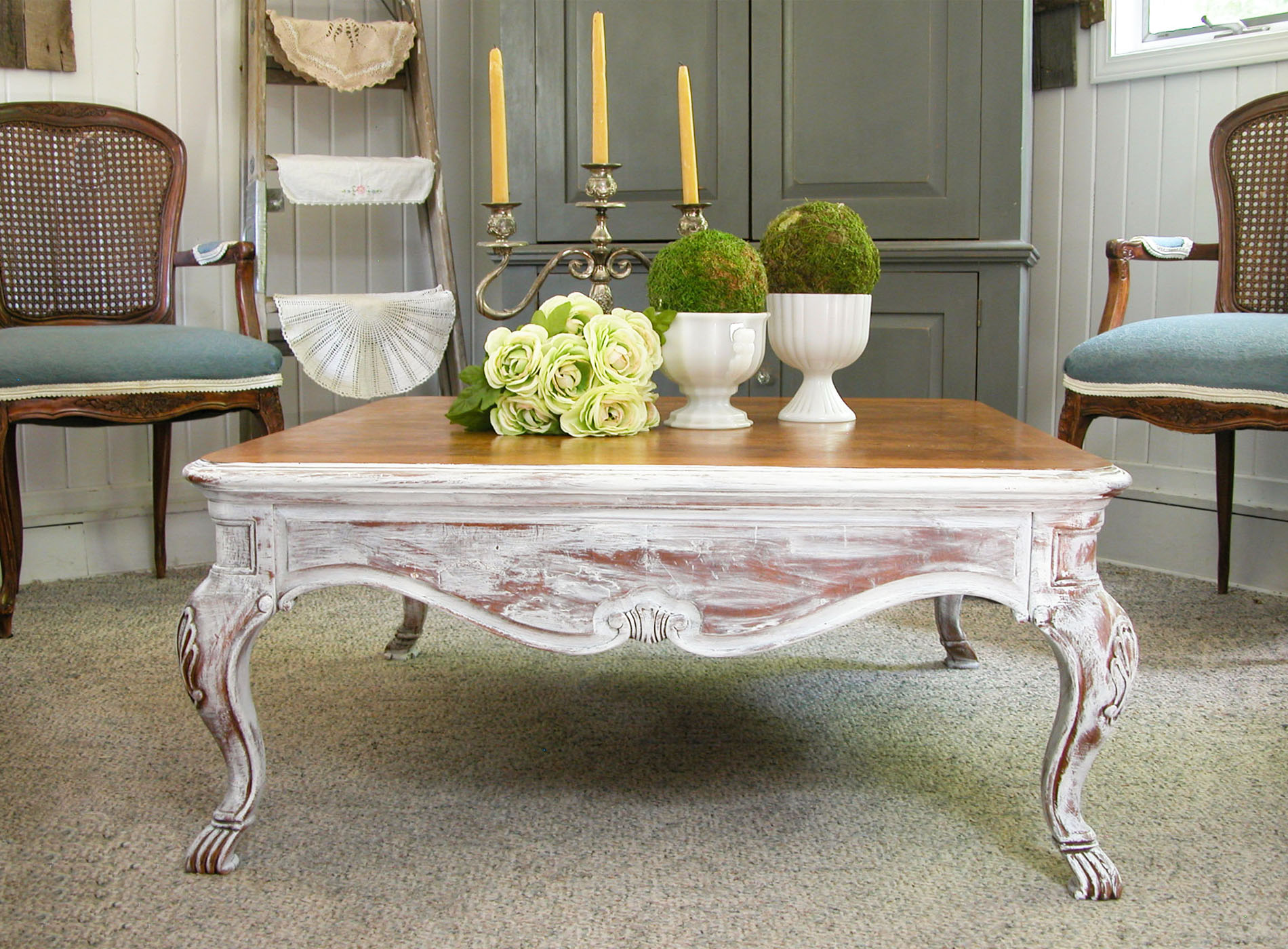 Featured French Country Coffee Table Makeover by Prodigal Pieces | prodigalpieces.com