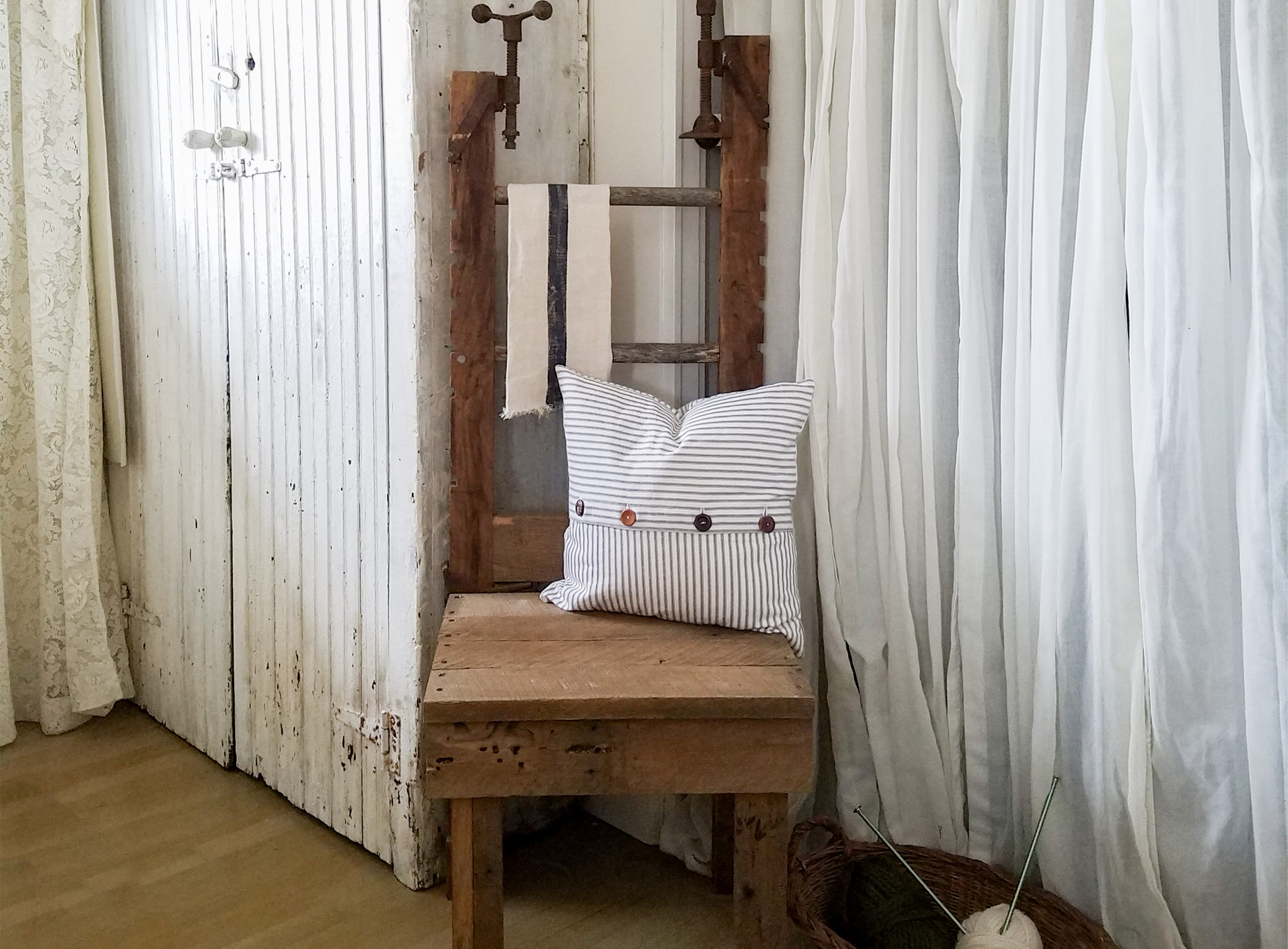 Featured Antique Clamp Chair by Prodigal Pieces | prodigalpieces.com