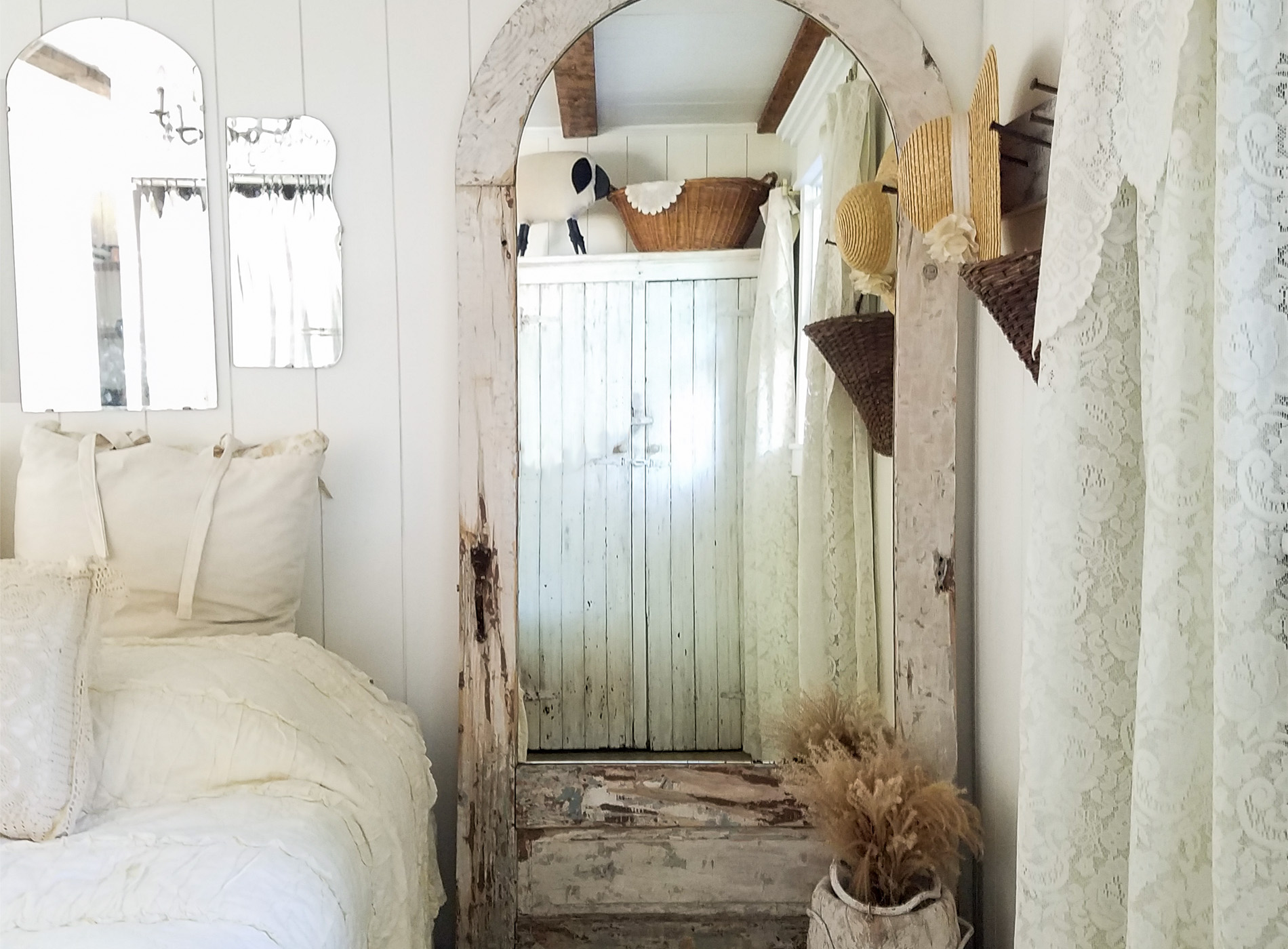 Featured Repurposed Door Mirror by Prodigal Pieces | prodigalpieces.com