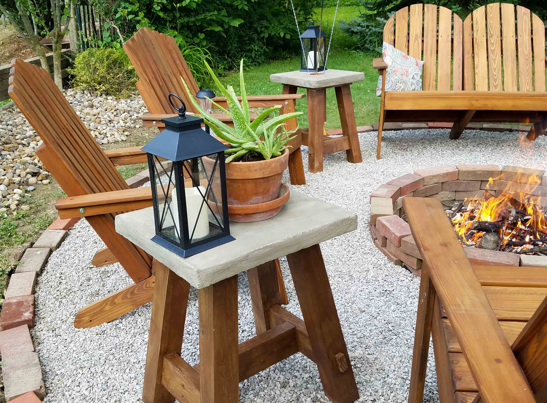 Featured DIY Concrete Table by Prodigal Pieces | prodigalpieces.com