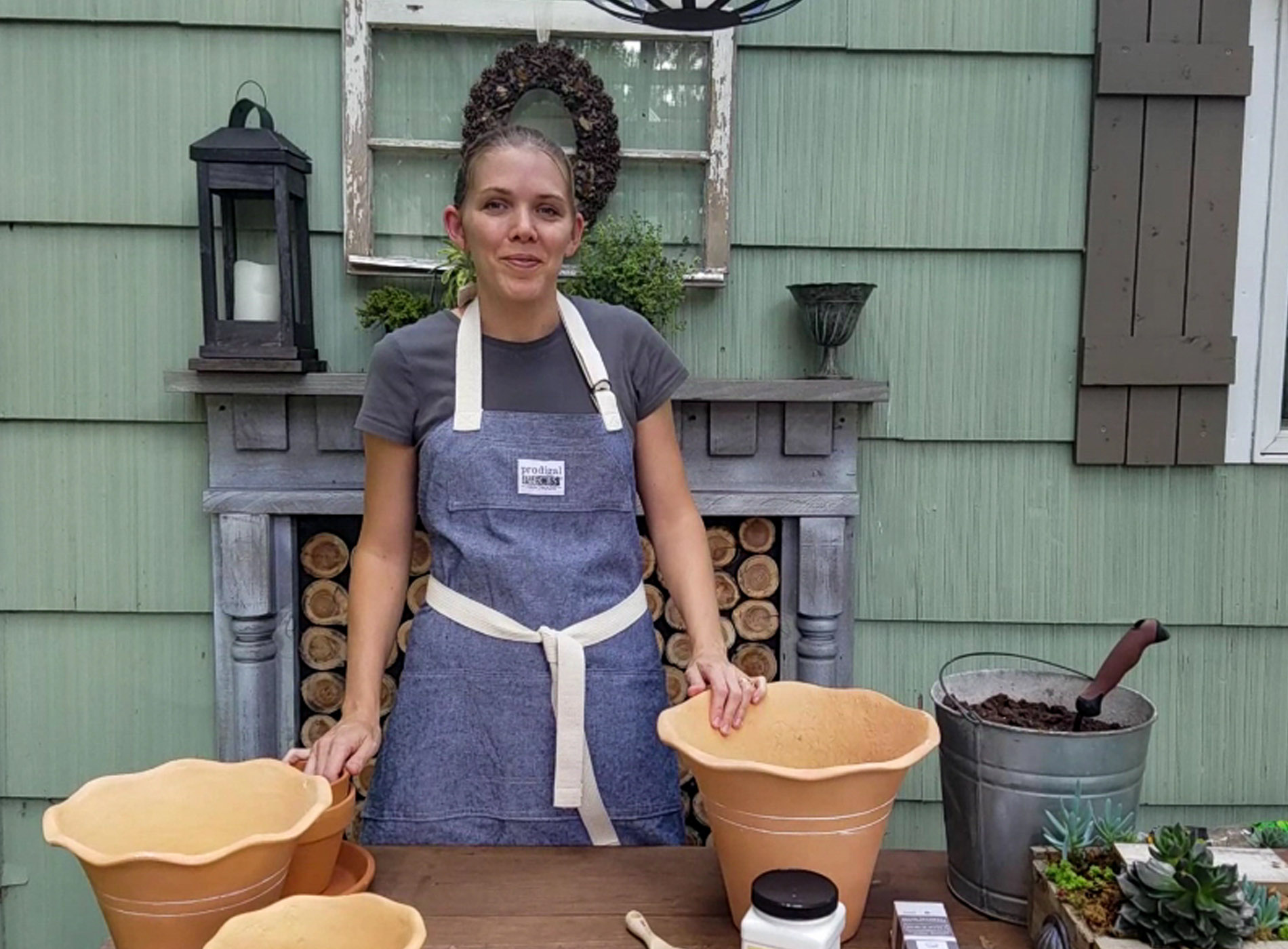Featured DIY Tiered Planter with French Graphics by Prodigal Pieces | prodigalpieces.com