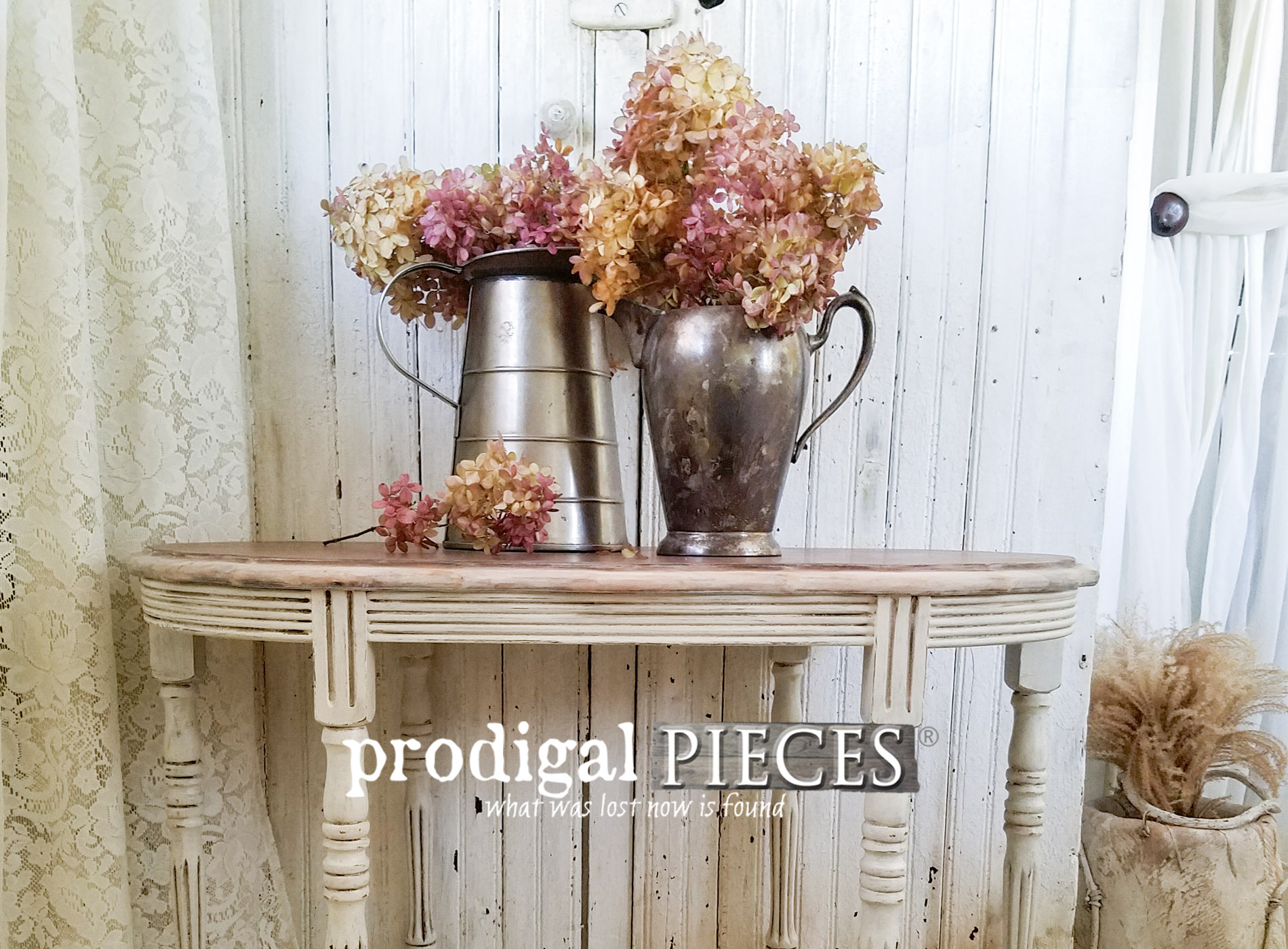 Featured Antique Side Table by Larissa of Prodigal Pieces | prodigalpieces.com