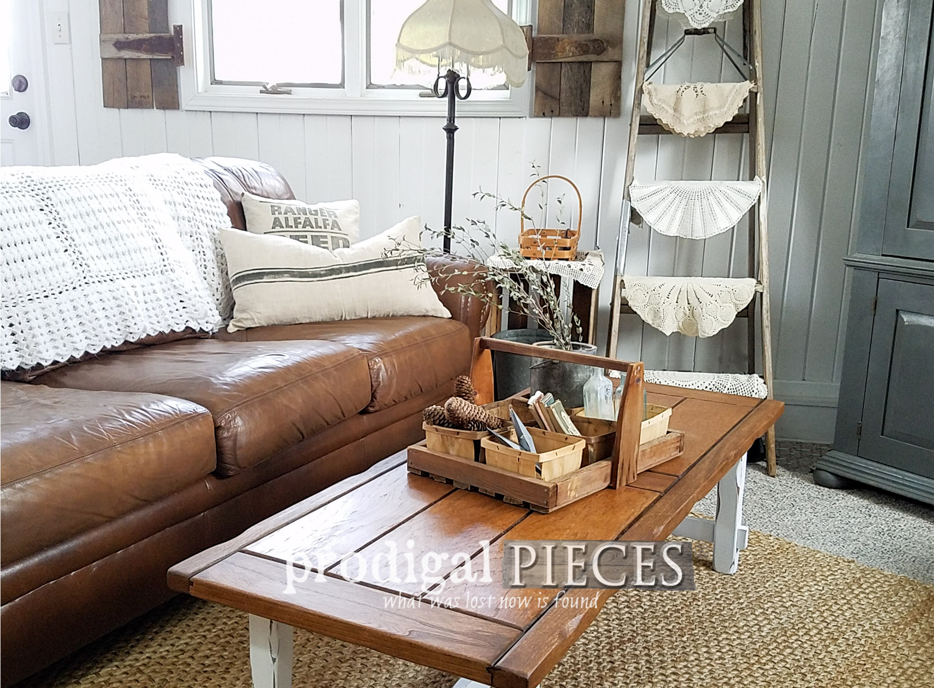 Featured Farmhouse Coffee Table Makeover by Larissa of Prodigal Pieces | prodigalpieces.com