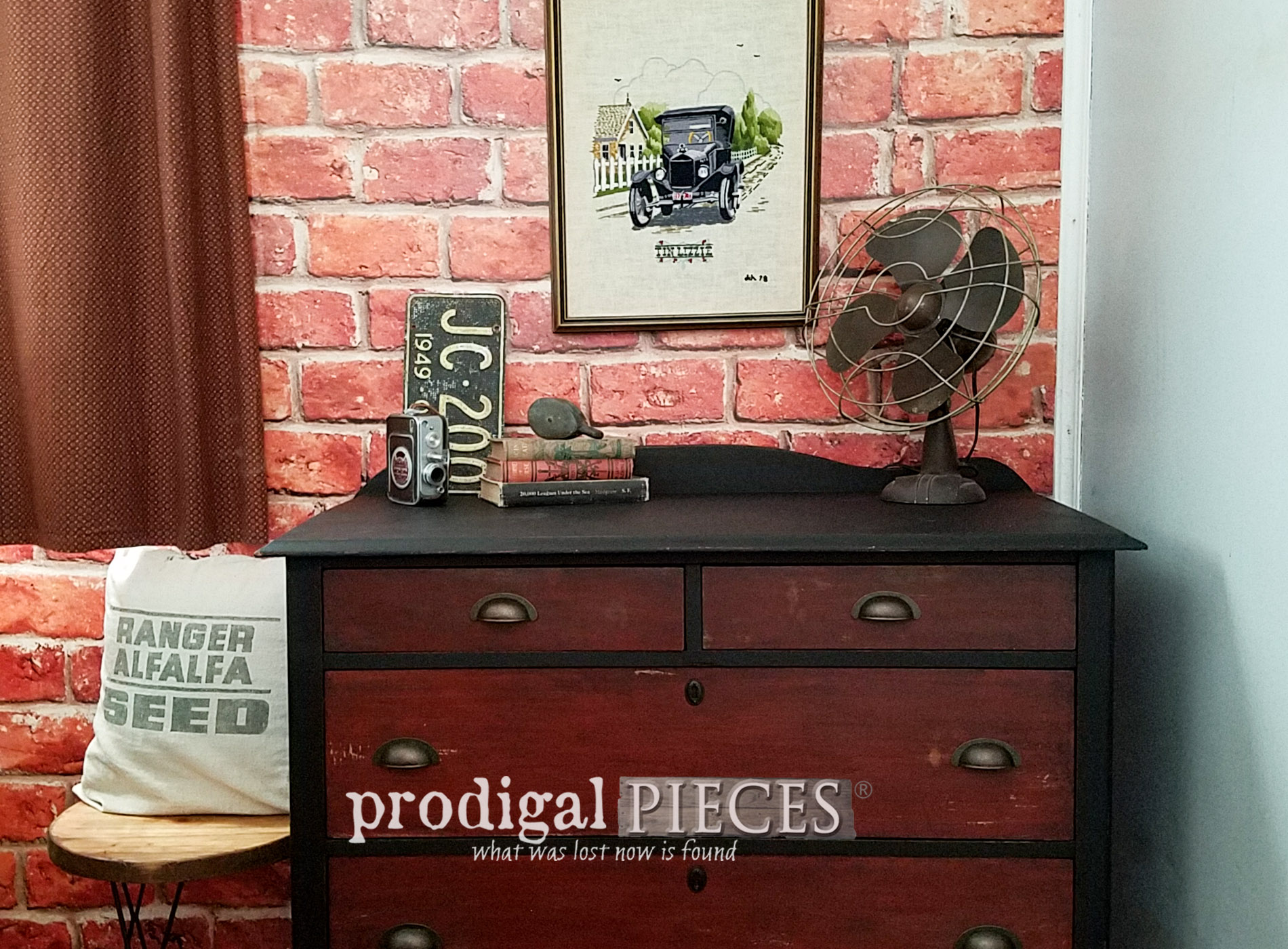 Featured Industrial Chest of Drawers by Larissa of Prodigal Pieces | prodigalpieces.com