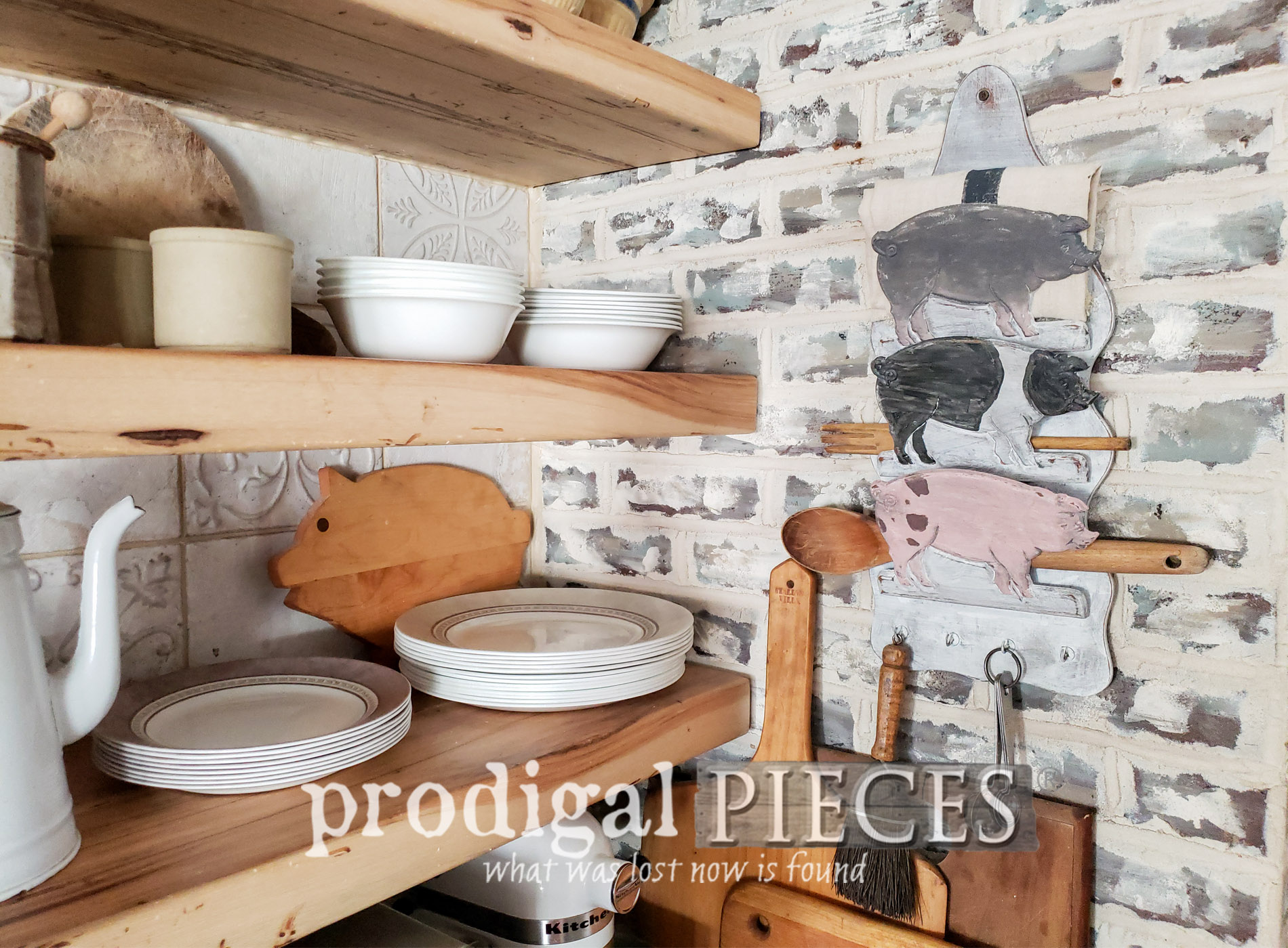 Featured Upcycled Letter Holder for Whimsical Farmhouse Decor by Prodigal Pieces | prodigalpieces.com
