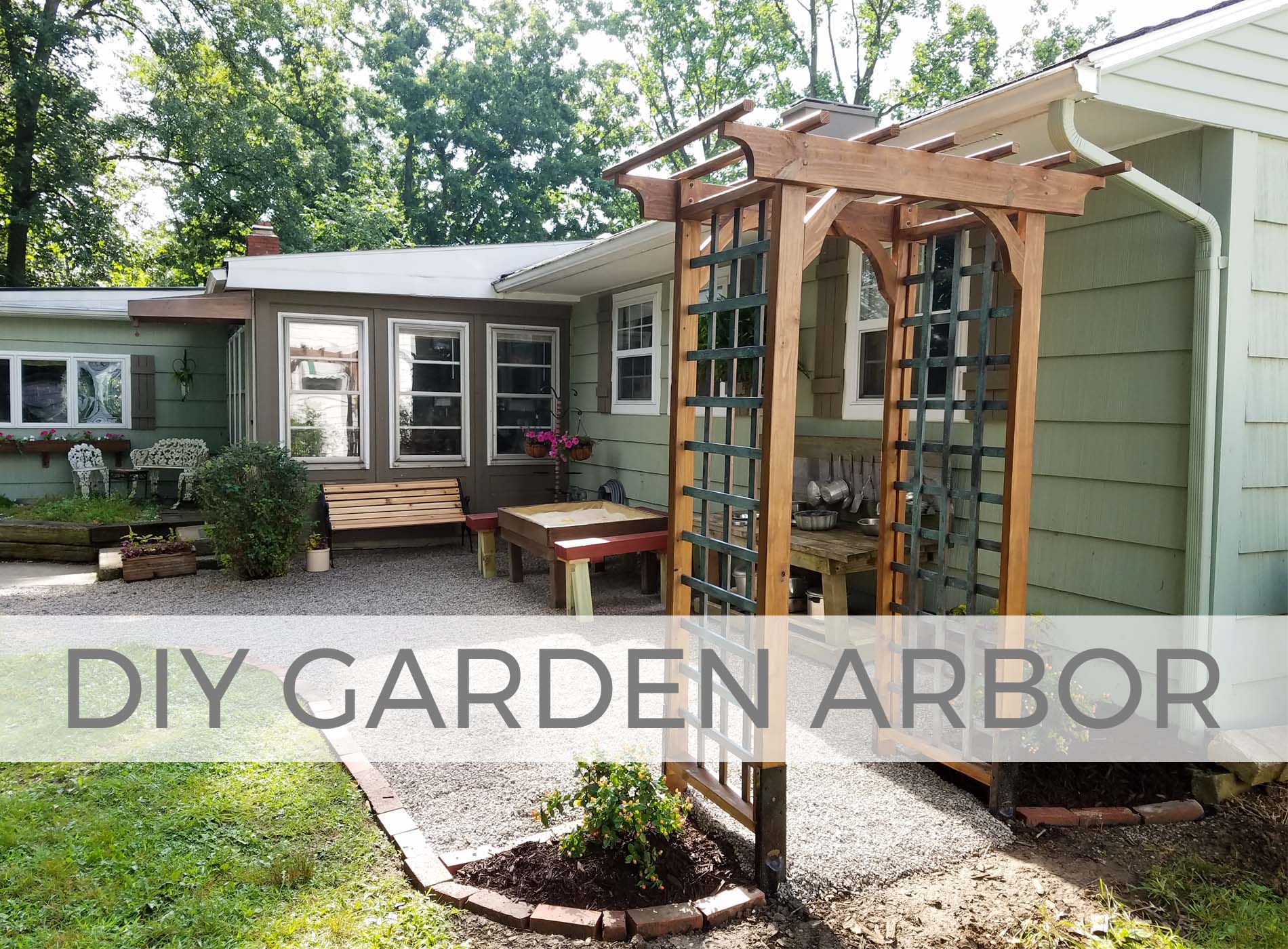Build this DIY Garden Arbor with Free Plans by Larissa of Prodigal Pieces | prodigalpieces.com #prodigalpieces
