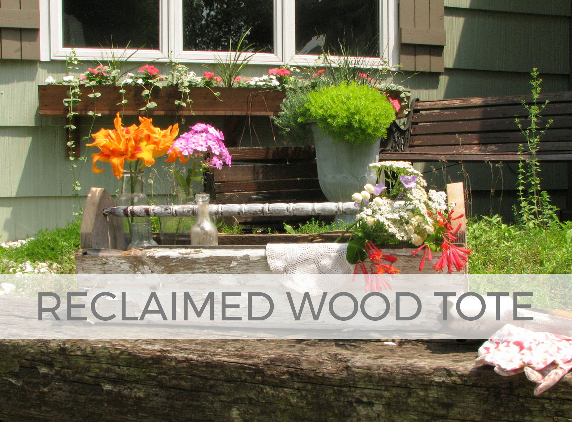 Build a reclaimed wood tote with tutorial by Larissa of Prodigal Pieces | prodigalpieces.com #prodigalpieces