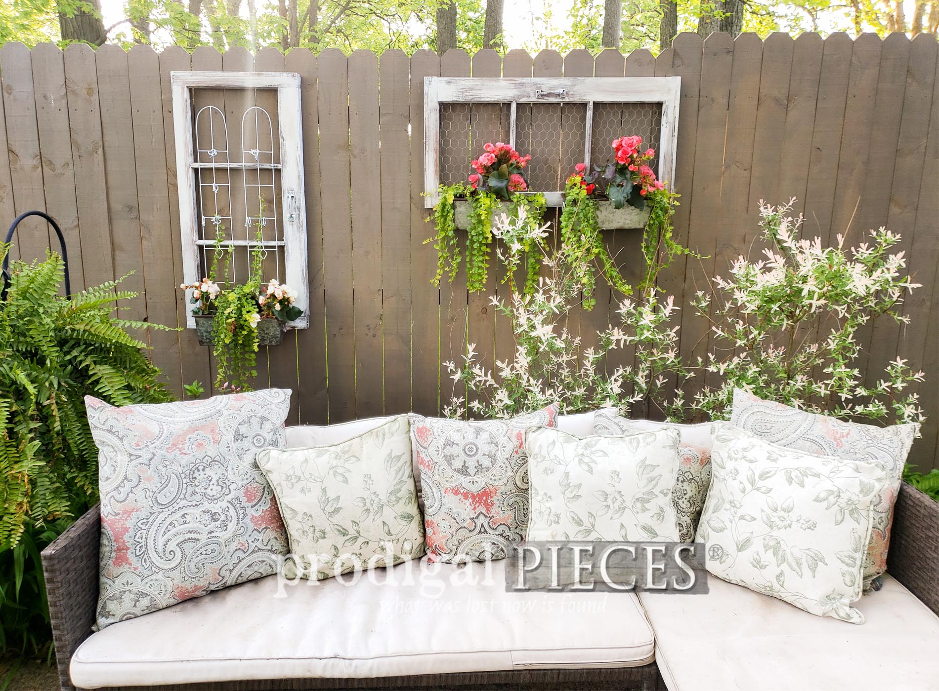 Featured Upcycled Window Planters by Larissa of Prodigal Pieces | prodigalpieces.com #prodigalpieces #garden #upcycled #home #homedecor