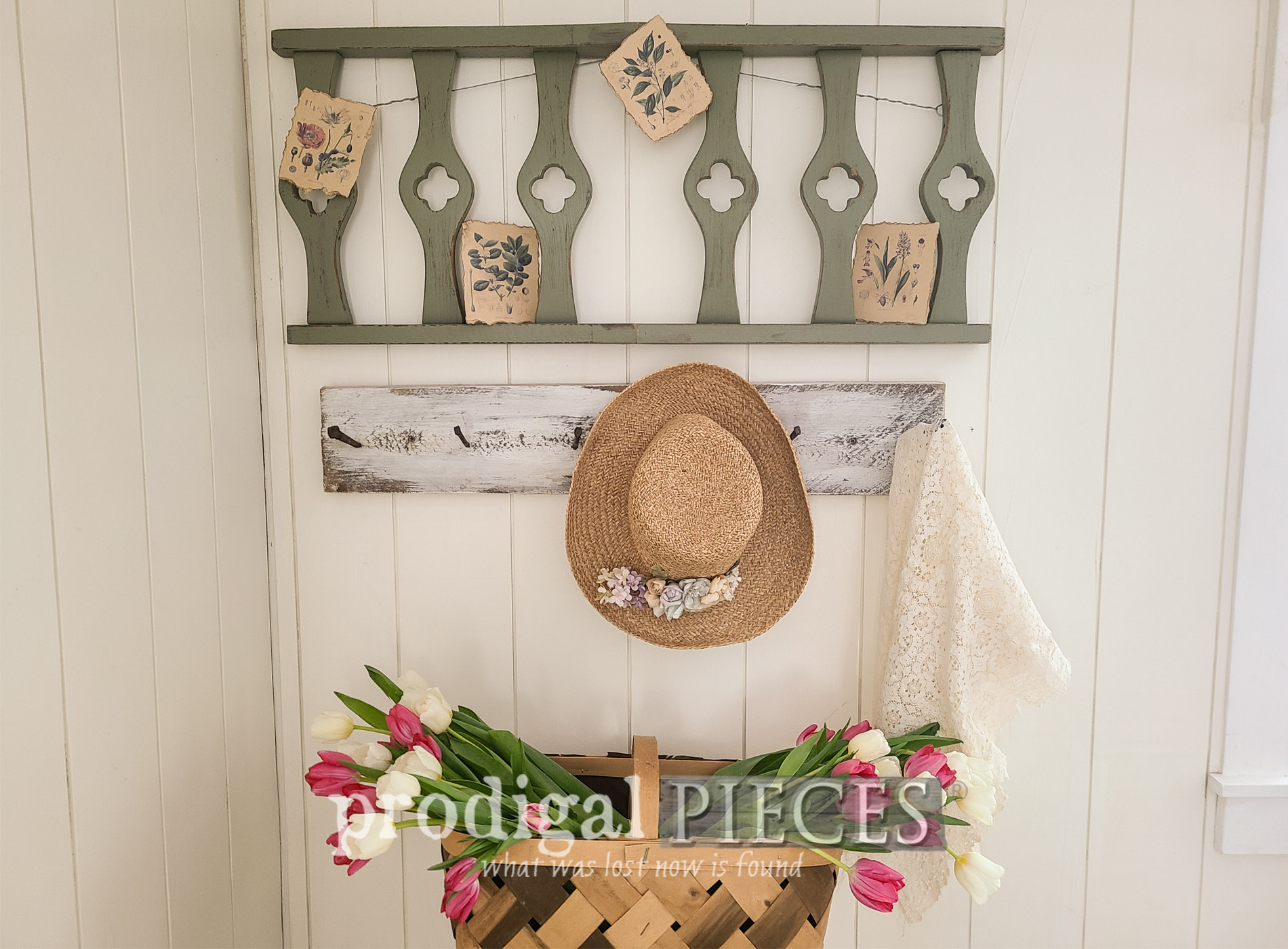Featured Salvaged Spring Decor from Broken Chairs by Larissa of Prodigal Pieces | prodigalpieces.com #prodigalpieces #diy #home #homedecor #diy #art
