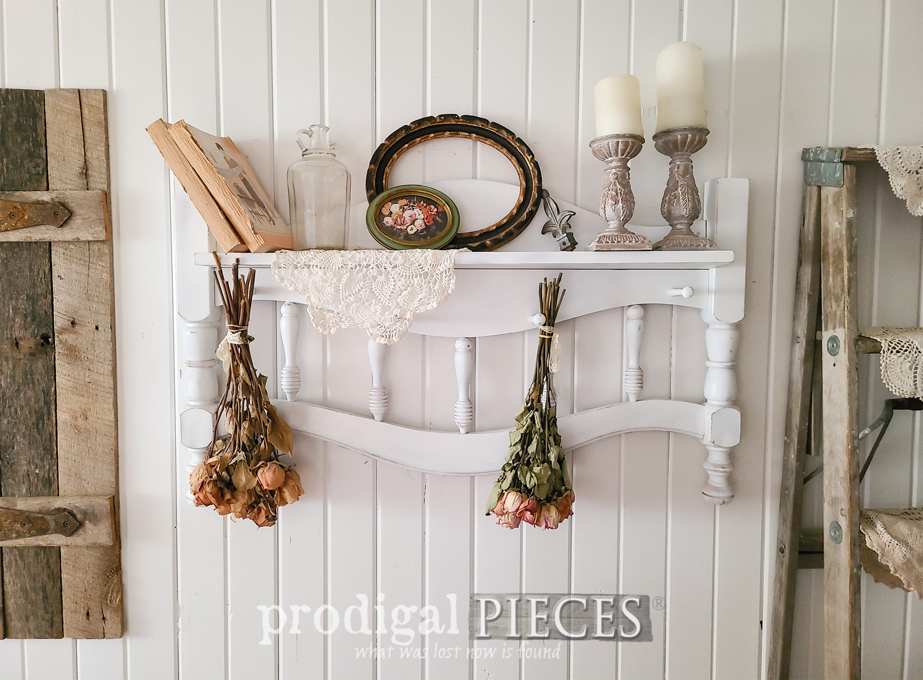 Featured Upcycled Headboard by Larissa of Prodigal Pieces | prodigalpieces.com #prodigalpieces #upcycled #diy #farmhouse #cottage #shabbychic #homedecor
