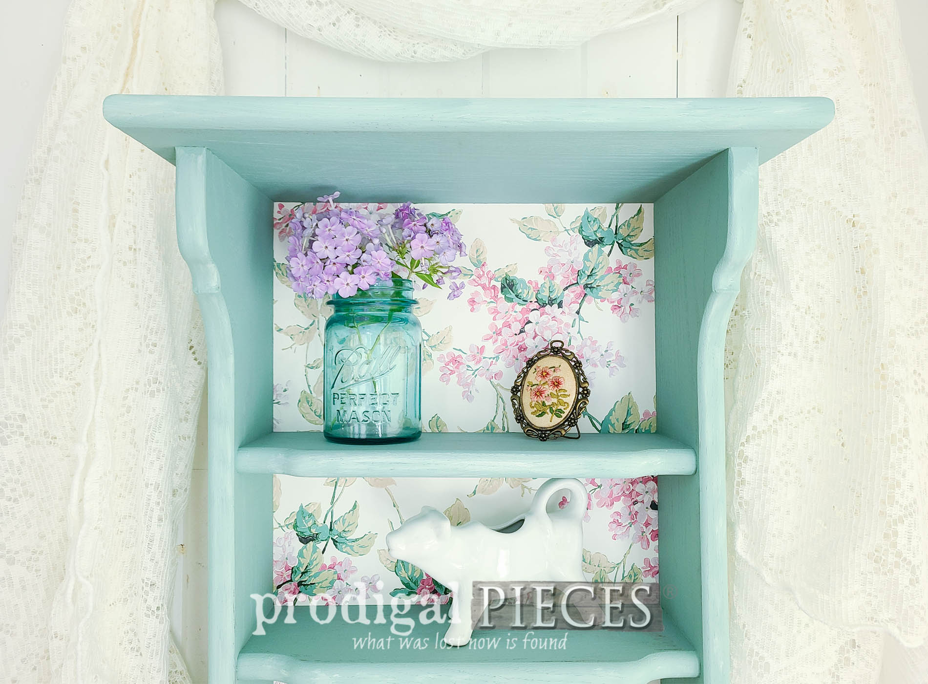 Featured Vintage Heart Cutout Shelf Makeover by Larissa of Prodigal Pieces | prodigalpieces.com #prodigalpieces