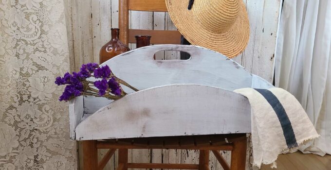 DIY Tote from Upcycled Table Top